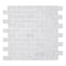 Andova Tiles Zalo 1-in. x 2-in. Brick Joint Glass Wall & Floor Mosaic Tile (1 Square Feet Per Sheet) ANDZAL611 - alternate 9