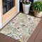 Homeroots 3' X 5' Ivory Fern Green And Artichoke Green Paisley Washable Indoor Outdoor Area Rug 588618 - alternate 1