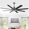 Jonathan Y Octo 66" 1-Light Contemporary Industrial Iron/Plastic Mobile-App/Remote-Controlled 6-Speed Ceiling F JYL9712B - alternate 18
