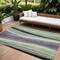 Homeroots 8' X 10' Purple And Green Abstract Washable Indoor Outdoor Area Rug 603686 - alternate 1