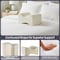 Remedy Knee Pillow for Side Sleepers Contoured Memory Foam Leg Pillow with Washable Cover, Off-White 80-90014 - alternate 7