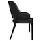 Leisuremod Ethora Collection Modern Wooden Dining Chair in Black, 4PK EC22BL4 - alternate 8