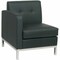Office Star Collection: Wall Street Arm Chair, Espresso Seat, Espresso Back, 27" W 28-1/2" L 31" H, Leather Seat WST51LF-E34 - alternate 1