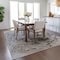 Homeroots 10' X 14' Gray Charcoal And Silver Abstract Washable Indoor Outdoor Area Rug 577961 - alternate 6