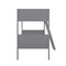Flash Furniture Dallas Bunk Bed Twin Over Twin, Convertible Slatted Solid Wood Bunk Bed Frame w/Ladder, Gray MG-0900-31-TTB-GY-GG - alternate 10