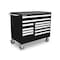 Tekton Rolling Tool Cabinet, 11 Drawer, Black, Steel, 48 in W x 27 in D x 41-1/2 in H OCL43102STM - alternate 1
