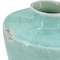 Homeroots 12" Aqua Terracotta Crackle Glaze Round Table Vase 534265 - alternate 7
