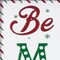 Homeroots 30" X 9" Green Red And White Christmas Be Merry Iron Hanging Wall Decor 634275 - alternate 3