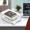 Acrimet Facility 2 Tier Letter Tray Front Load Letter Size Desktop File Organizer Plastic Crystal 263.3 - alternate 6