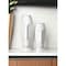 Homeroots Set of Two Ceramic White Cylinder Table Vases, 2PK 383727 - alternate 10