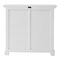 Homeroots 35in White Accent Cabinet With Two Drawers and Baskets 388218 - alternate 6