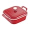 Staub Ceramic 4-pc Baking Pans Set, Casserole Dish with Lid, Brownie Pan, Cherry 1014874 - alternate 10