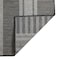 Homeroots 9' X 12' Blue and Gray Striped Stain Resistant Indoor Outdoor Area Rug 531649 - alternate 9