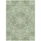 Homeroots 8' X 10' Artichoke Green And Ivory Medallion Washable Indoor Outdoor Area Rug 617452 - alternate 9