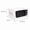 Avanti Touch Microwave, 1.4 cu. ft., White MO1450TW - alternate 20