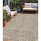 Homeroots 5' X 8' Beige And Brown Abstract Washable Indoor Outdoor Area Rug 599779 - alternate 1