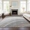 Homeroots 9' X 12' Gray Silver And Beige Abstract Washable Indoor Outdoor Area Rug 577299 - alternate 8