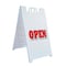 Signmission Open, A-Frame & 2 Decals Installed, Heavy-Duty Plastic Frame SBHD-D-2436-Open - alternate 1