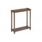 Homeroots Set Of Two 24" Brown Wood Rectangular End Tables With Shelf, 2PK 515520 - alternate 9