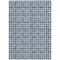 Homeroots 3' X 5' Navy Blue And Ivory Geometric Washable Indoor Outdoor Area Rug 583306 - alternate 9