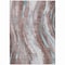 Homeroots 10' X 14' Taupe Sky Blue And Ivory Abstract Washable Indoor Outdoor Area Rug 617448 - alternate 8