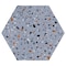 Andova Tiles Kallisto 8-in. x 9-in. Hexagon Terrazzo Matte Porcelain Wall & Floor Tile (9.9 Square Feet Per Box) ANDKALL1241 - alternate 1