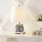 Jonathan Y Justina 16" Ceramic Mini LED Table Lamp, Black/White JYL3014C - alternate 10