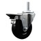Service Caster 4 Inch Soft Rubber Wheel Swivel 34 Inch Threaded Stem Caster with Brake SCC SCC-TS20S414-SRS-PLB-34212 - alternate 1