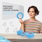 Enday Masking Tape, 1" x 60 Yards, Light Blue, 6PK 8142-6 - alternate 6