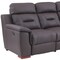 Homeroots 90" Brown Faux Leather Sofa 343838 - alternate 8