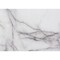 Homeroots 25" White Wood Faux Marble Solid and Manufactured Wood Lighted Two Drawer Nightstand with USB Port 564663 - alternate 8