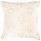 Homeroots 20" Natural And Gold Snowflakes Christmas Throw Pillow With Embroidery 719259 - alternate 4