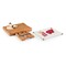Picnic Time Family Of Brands NCAA Wisconsin Badgers Concerto Glass Top Cheese Board and Knife Set 919-00-505-644-0 - alternate 2
