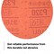 3M 3M Red Abrasive Disc, 01219, 6 in, P320, 50 discs per carton, 6PK 316U - alternate 6