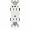 Leviton Straight Blade Receptacle, 5-15R, 15 A, 125V AC, Isolated Ground MD820-IGW - alternate 1