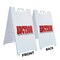 Signmission Auction, A-Frame & 2 Decals Installed, Heavy-Duty Plastic Frame SBHD-D-2436-Auction - alternate 3
