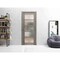 Sartodoors Solid French Door Frosted Glass Grey 24x80 Solid Core Modern Interior QUADRO4002ID-NEB-24 - alternate 7