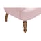 Homeroots 33" Pink And Brown Linen Arm Chair 534143 - alternate 9