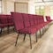 Flash Furniture Advantage Burgundy Pattern Discount Church Chair, 21" Wide EPCHT-100 - alternate 9