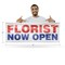 Signmission Florist Now Open, 18 Inch x 48 Inch, Vinyl Banner B-30638 - alternate 5
