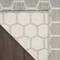 Homeroots 6' X 9' Gray And Ivory Geometric Indoor Outdoor Area Rug 554835 - alternate 9