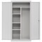 Sandusky Lee Medium Duty Welded Steel Combination Cabinet, 36x18x72, Dove Gray CAC1361872-05 - alternate 1