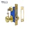 Ecs Hardware Durable Mortise Lockset Gate Lock with Knob US3 Gold SC1 Keyway, Double Sided, Right Handed ECSH-MLD02-PB-SC1-RH - alternate 2