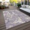 Homeroots 10' X 14' Lavender And Ivory Abstract Washable Indoor Outdoor Area Rug 600107 - alternate 8