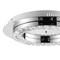 Jonathan Y Cristal 18" Integrated Iron/Crystal Glam LED Flush Mount, Chrome/Clear JYL7216A - alternate 7