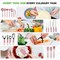 Nutrichef 54-Piece Kitchen Cookware Set NCCW54PNK - alternate 5