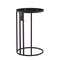 Homeroots 25" Black Veneer Round End Table 543900 - alternate 4