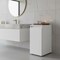 Homeroots 10" White Wood Freestanding Bathroom Vanity 473308 - alternate 7