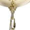 Homeroots Gold Chandelier Iron Ceiling Light With Clear Shades 651656 - alternate 3