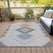Homeroots 5' X 8' Gray Gold And Charcoal Geometric Washable Indoor Outdoor Area Rug 631916 - alternate 9